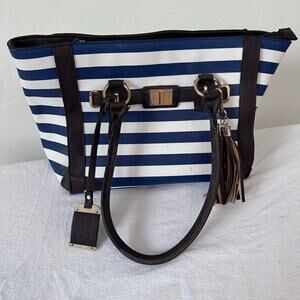 Bulldog Conceal Carry Tote Style Purse w/ Holster for Small Guns, Navy #BDP-050